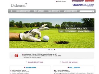 Aperçu visuel du site http://www.didaxis.fr