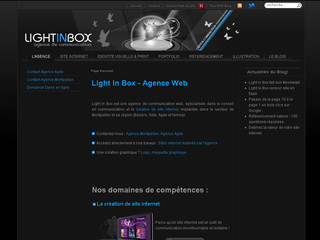 Aperçu visuel du site http://www.lightinbox.com