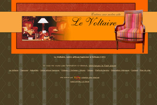 Aperçu visuel du site http://www.levoltaire.com