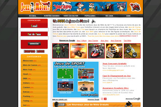 Aperçu visuel du site http://www.jeux-2-motos.fr