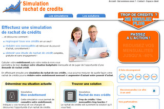 Aperçu visuel du site http://www.simulation-rachat-de-credits.com/