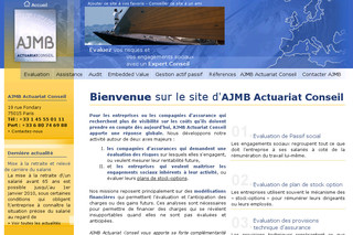 Aperçu visuel du site http://www.ajmb.fr/