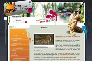 Aperçu visuel du site http://www.cible-et-nature.fr/