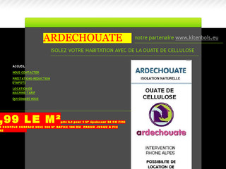 Aperçu visuel du site http://www.ardechouate.sitew.fr