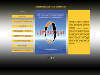 Aperçu visuel du site http://site-ambrosia.fr