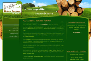 Aperçu visuel du site http://www.boisetservices-vernay.fr