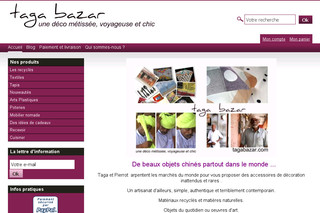 Aperçu visuel du site http://www.tagabazar.com/