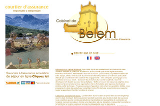 Aperçu visuel du site http://www.cabinetdebelem.fr
