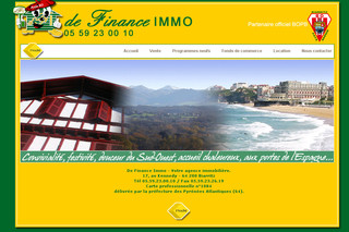 Df-immobilier.com - De Finance Immobilier : Biarritz, Bayonne, Pays Basque