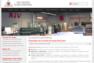 Aperçu visuel du site http://www.siv-veista-climcontrol.fr