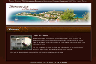 Aperçu visuel du site http://www.location-villa-croatie.com