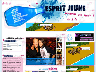 Aperçu visuel du site http://www.espritjeune.com/