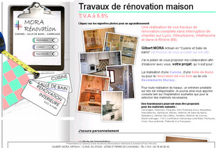 Aperçu visuel du site http://www.gilbertmora.fr