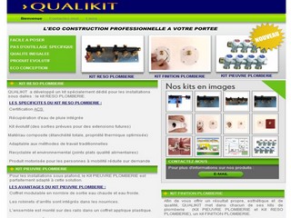 Aperçu visuel du site http://www.qualikit.com