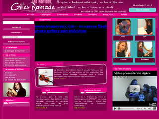 Aperçu visuel du site http://www.editions-ramade.fr