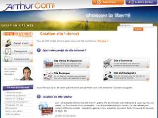 Creation-site.arthur-com.net - Création de sites Internet