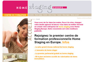 Aperçu visuel du site http://www.home-staging-europe.fr