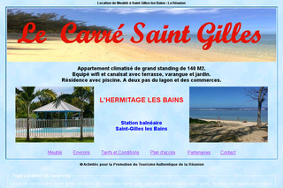 Aperçu visuel du site http://www.le-carre-saint-gilles.com