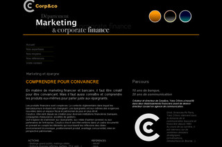 Aperçu visuel du site http://www.marketingfinance.fr