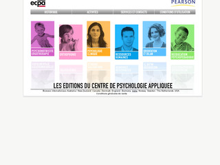 Aperçu visuel du site http://www.ecpa.fr