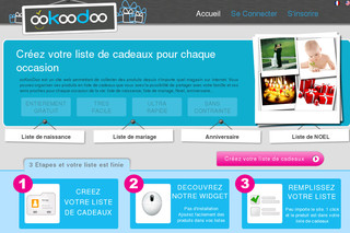 Aperçu visuel du site http://www.ookoodoo.com