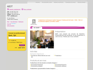 Traductions-ab3t.com : services de traduction et d'interprétariat Traductions-ab3t.com : services de traduction et d'interprétariat