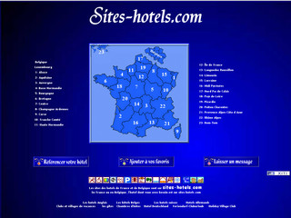 Aperçu visuel du site http://www.sites-hotels.com
