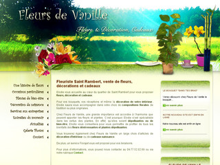 Aperçu visuel du site http://www.fleursdevanille.fr