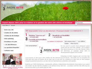 123monsite.com : Création site Internet e-commerce et création site boutique en ligne