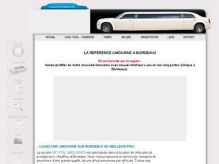 Krystal Limousines : location de limousine avec chauffeur à Bordeaux - Limousine-bx.fr Krystal Limousines : location de limousine avec chauffeur à Bordeaux - Limousine-bx.fr