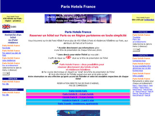 Parishotelsfrance.com : Hôtels à Paris