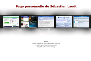 Aperçu visuel du site http://slaout.linux62.org/html_css/