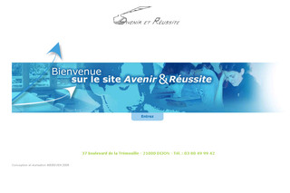 Aperçu visuel du site http://www.avenir-reussite.com