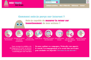 Aperçu visuel du site http://www.webtrafiz.fr