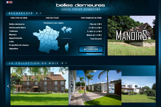 Bellesdemeures.com - Site référence pour les annonces immobilières de luxe
