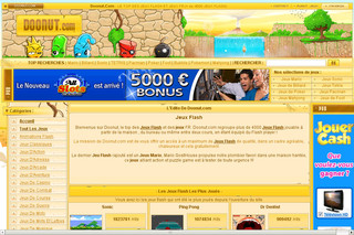 Aperçu visuel du site http://www.doonut.com