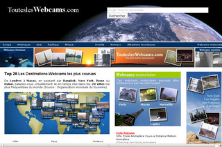 Aperçu visuel du site http://www.toutesleswebcams.com
