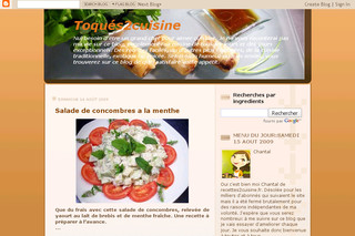 Aperçu visuel du site http://www.toques2cuisine.com/