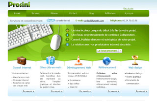 Création de sites à Grenoble - Prosini.com