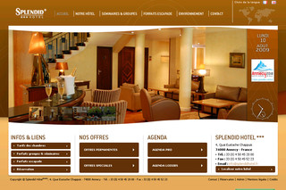 Aperçu visuel du site http://www.hotel-annecy-lac.fr