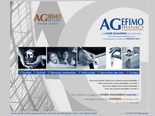Aperçu visuel du site http://www.agefimo.fr