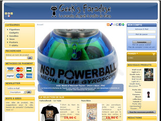 Geek's Paradise - Boutique geek en ligne - Geeks-paradise.com
