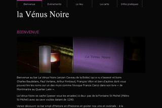 Aperçu visuel du site http://www.lavenusnoire.fr
