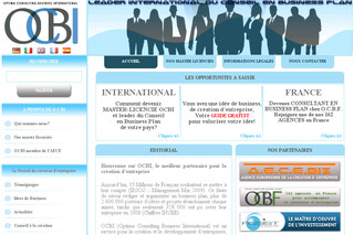 Aperçu visuel du site http://www.ocbi.biz