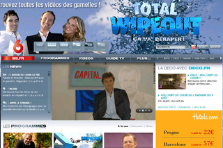 Aperçu visuel du site http://www.M6.fr