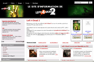 Aperçu visuel du site http://www.left4dead-2.fr/