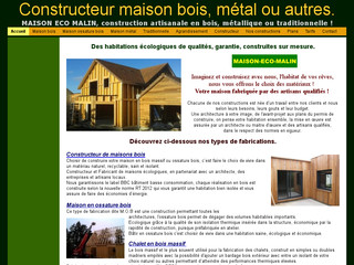 Maison-eco-malin.com - Réalisez selon vos plans votre maison bois Maison-eco-malin.com - Réalisez selon vos plans votre maison bois