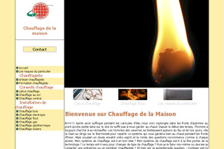 Aperçu visuel du site http://www.chauffage-maison.net