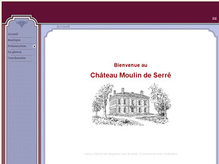 Château Moulin de Serré sur moulindeserre.fr
