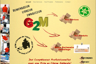 Aperçu visuel du site http://www.demenagement-g2m-stmartin.com